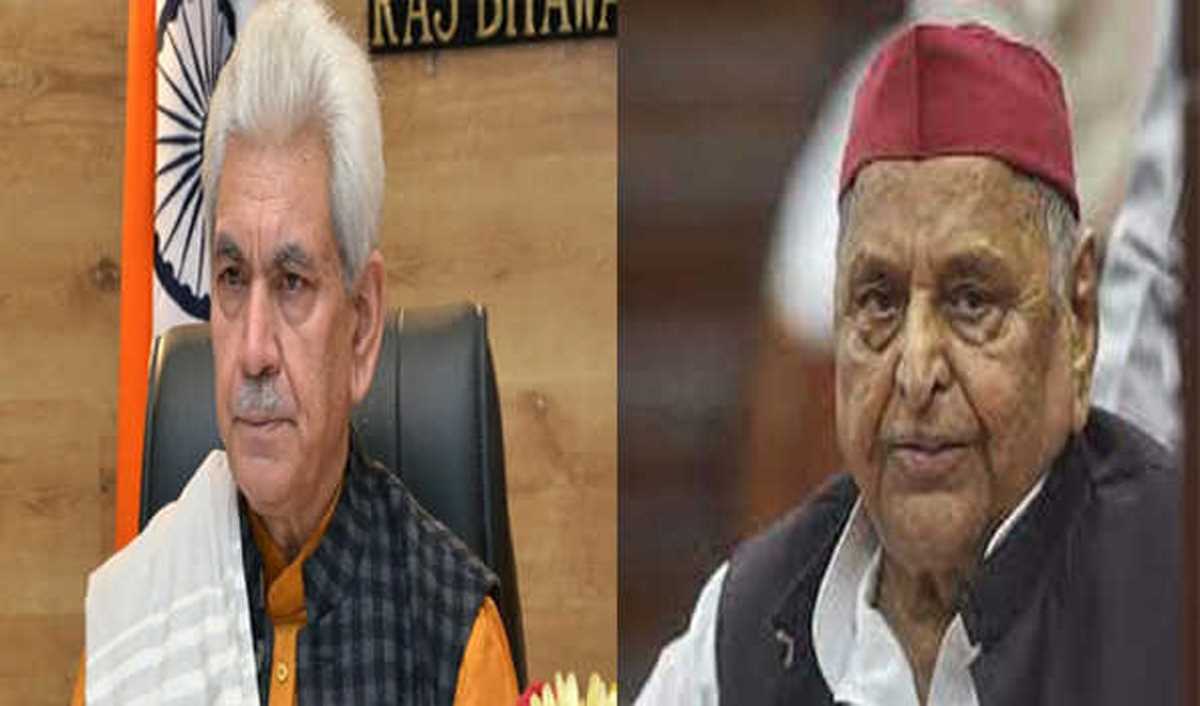 जम्मू कश्मीर के उपराज्यपाल मनोज सिन्हा ने मुलायम के निधन पर शोक जताया